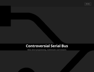 controversialserialbus.com screenshot