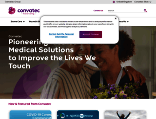 convatec.co.uk screenshot