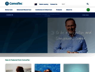 convatec.com.au screenshot