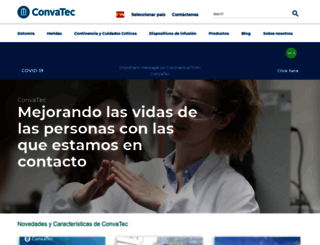 convatec.es screenshot