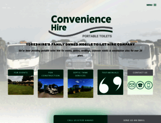 conveniencehire.co.uk screenshot