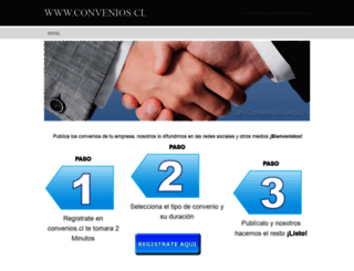 convenios.cl screenshot