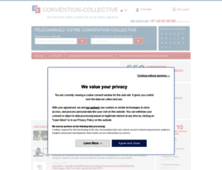 convention-collective.fr screenshot