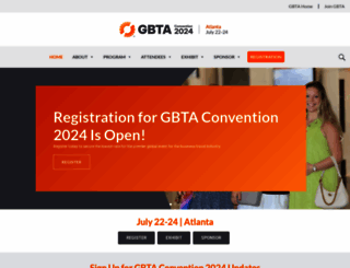 convention.gbta.org screenshot