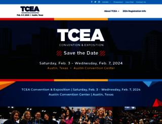 convention.tcea.org screenshot