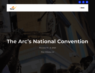 convention.thearc.org screenshot