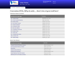 conventiondvds.com screenshot