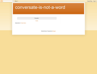 conversate-is-not-a-word.blogspot.com screenshot