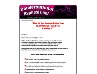 conversationalhypnosis.net screenshot