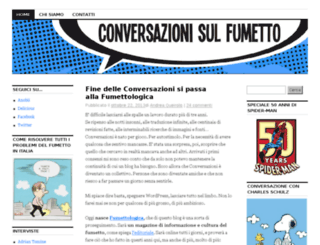 conversazionisulfumetto.wordpress.com screenshot