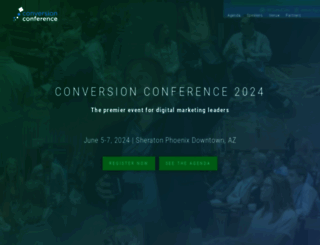 conversionconference.com screenshot