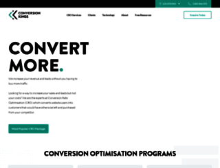 conversionkings.com.au screenshot