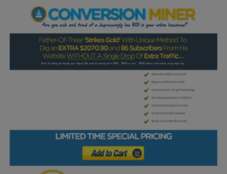 conversionminer.com screenshot