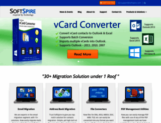 convert-dbx-pst.softspire.com screenshot