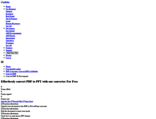convert-pdf-ppt.pdffiller.com screenshot