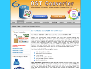 convert2010osttopstfree.ostconverter.com screenshot