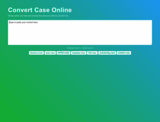convertcase.online screenshot