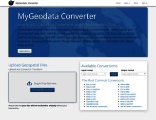 converter.mygeodata.eu screenshot