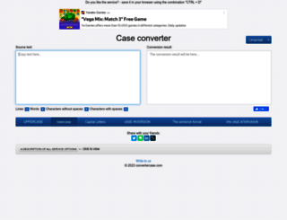 convertercase.com screenshot