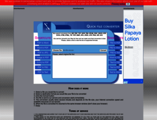 convertfileonline.com screenshot
