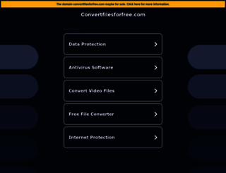 convertfilesforfree.com screenshot