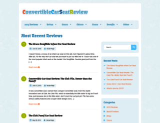 convertiblecarseatreview.com screenshot