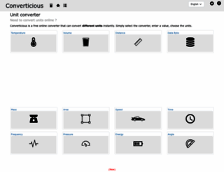 converticious.com screenshot