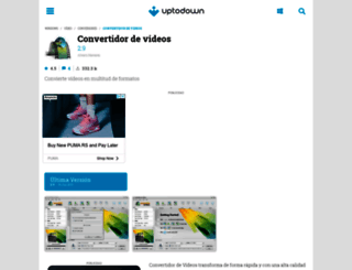 convertidor-de-videos.uptodown.com screenshot