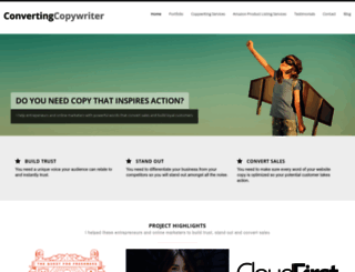 converting-copywriter.com screenshot