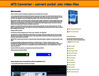convertmtsfiles.net screenshot