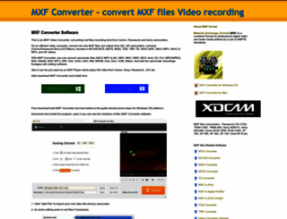 convertmxffiles.com screenshot