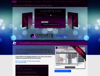convertpdftotext.net screenshot