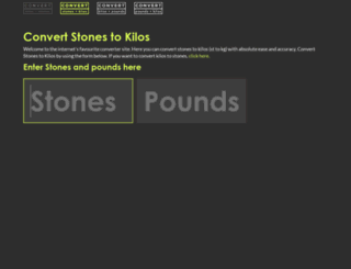 convertstonestokilos.com screenshot