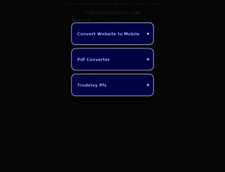 convertwebsite.com screenshot