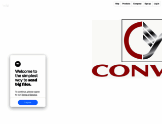 convey.wetransfer.com screenshot