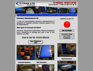 conveyor-manufacturers.co.uk screenshot