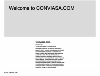 conviasa.com screenshot