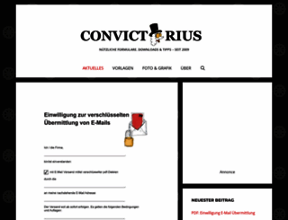 convictorius.de screenshot