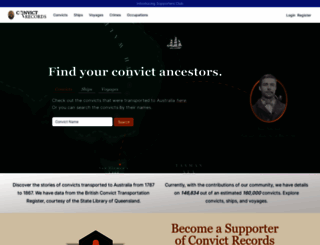 convictrecords.com.au screenshot