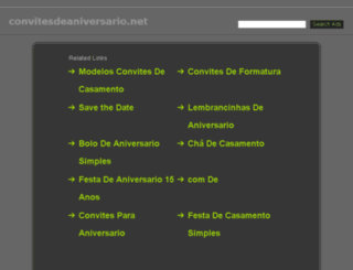 convitesdeaniversario.net screenshot
