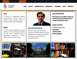 convocation.itu.edu.pk screenshot