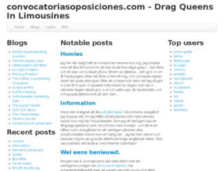 convocatoriasoposiciones.com screenshot