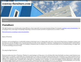 conway-furniture.com screenshot