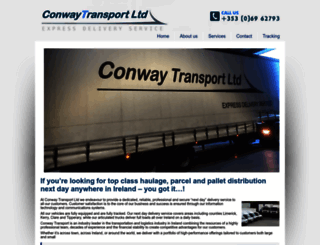 conway-transport.com screenshot