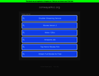 conwayarkcc.org screenshot