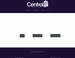 conwaycentralchurch.org screenshot