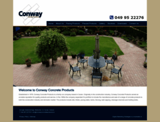 conwayconcreteproducts.ie screenshot