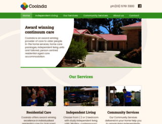 cooinda.org.au screenshot