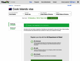 cook-islands.visahq.com screenshot