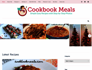 cookbookmeals.com screenshot